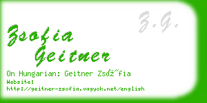zsofia geitner business card